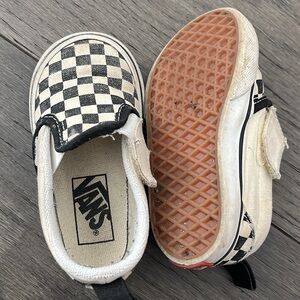 Vans checkered toddler